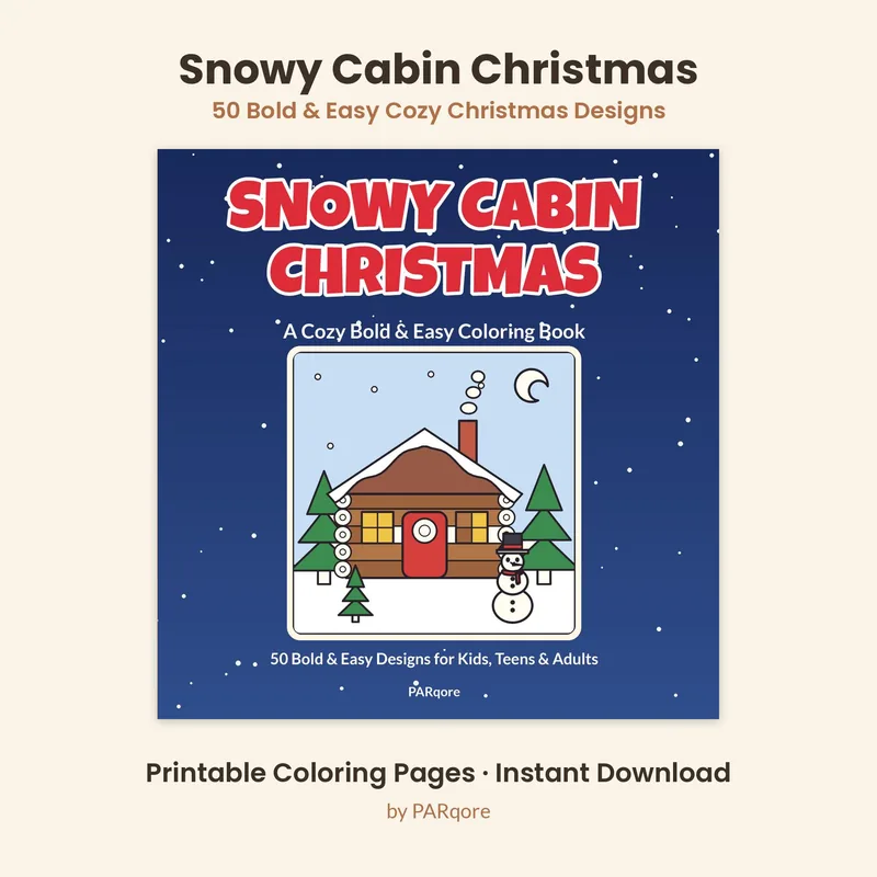 Listing photo of Snowy Cabin Christmas